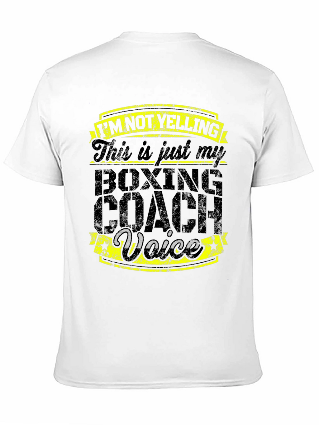 Boxing Coach Voice Graphic T-Shirt