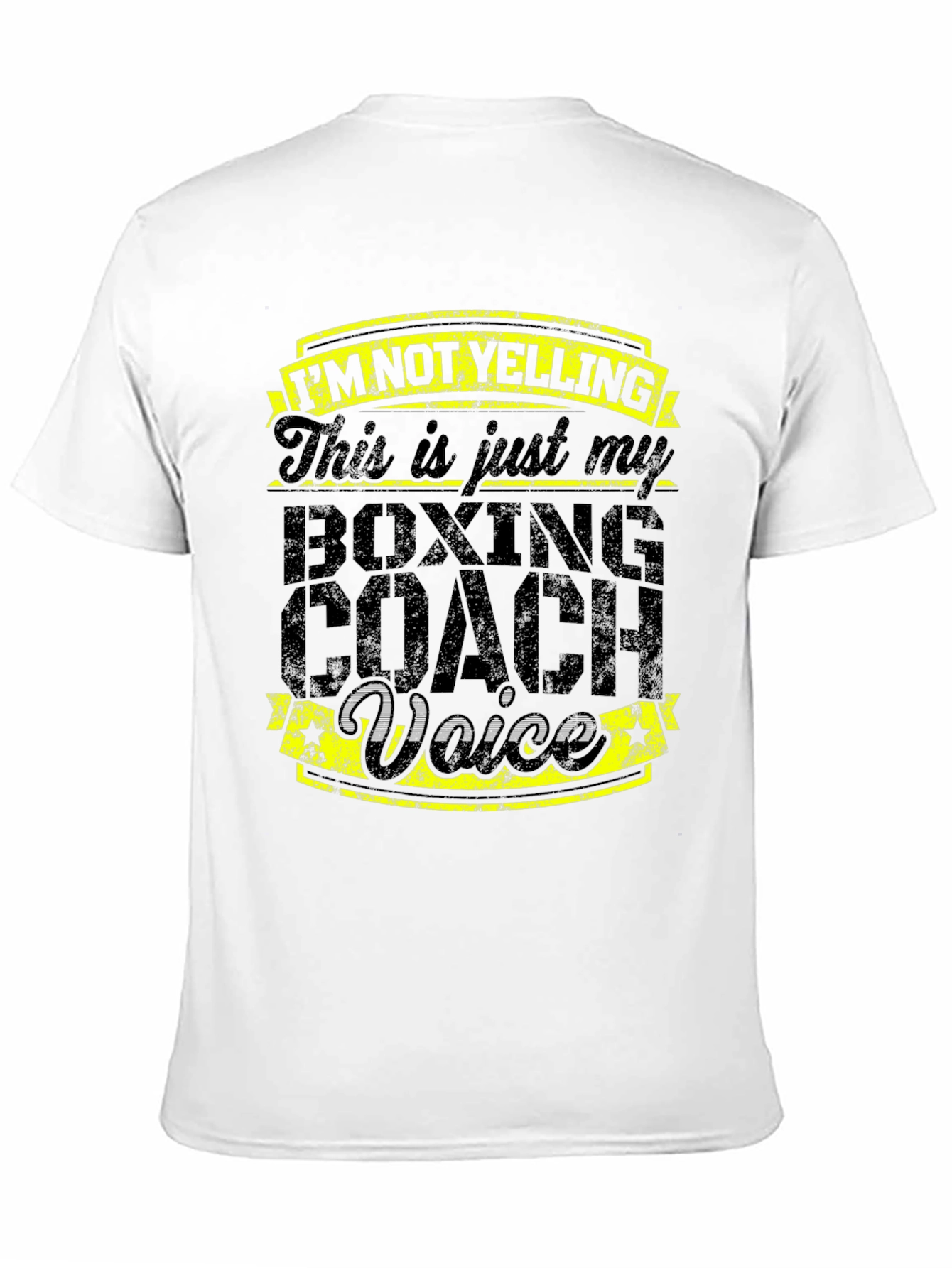 Boxing Coach Voice Graphic T-Shirt