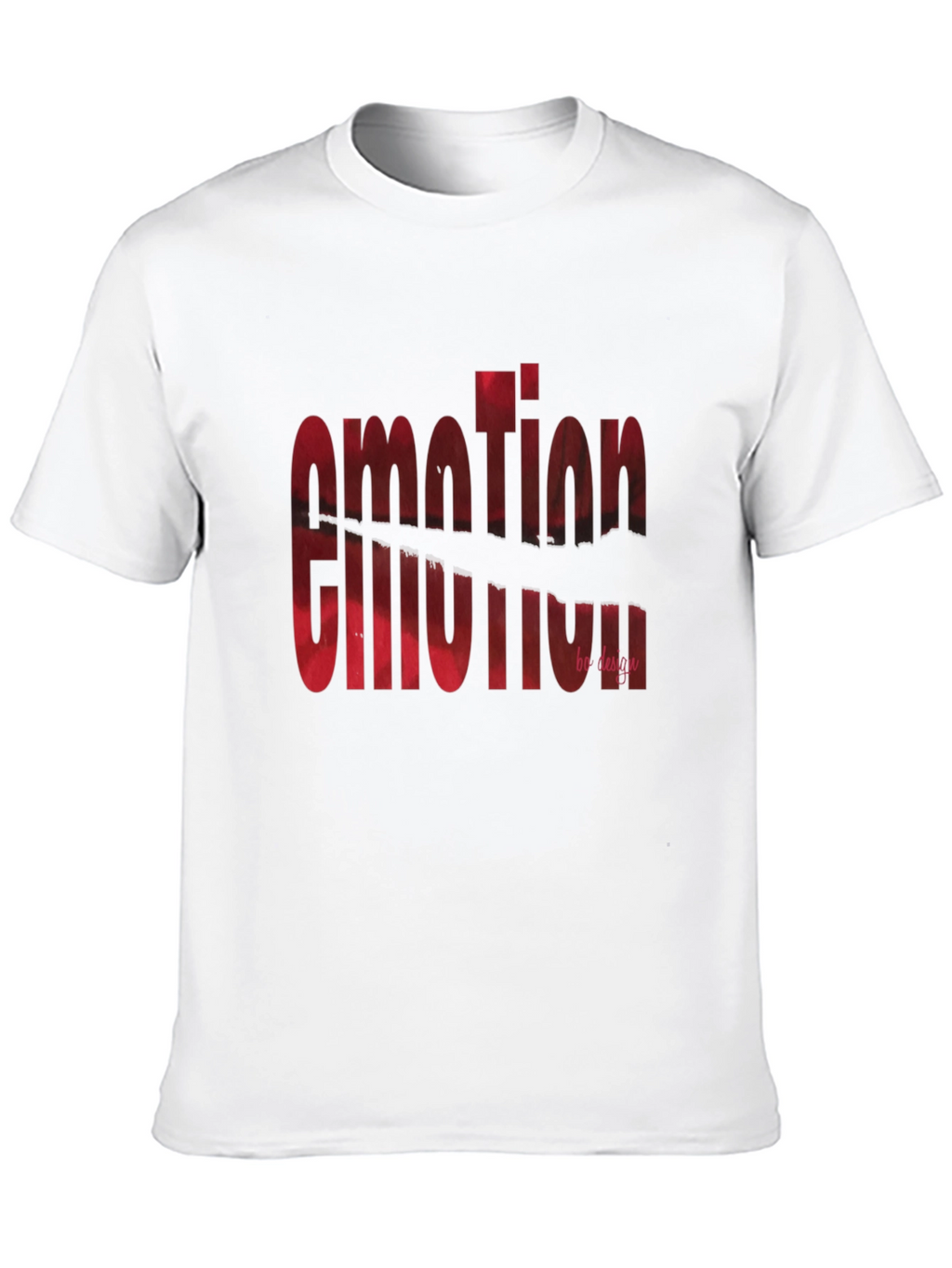 Emotion Motion Graphic Tee - Stylish Mens Black T-Shirt