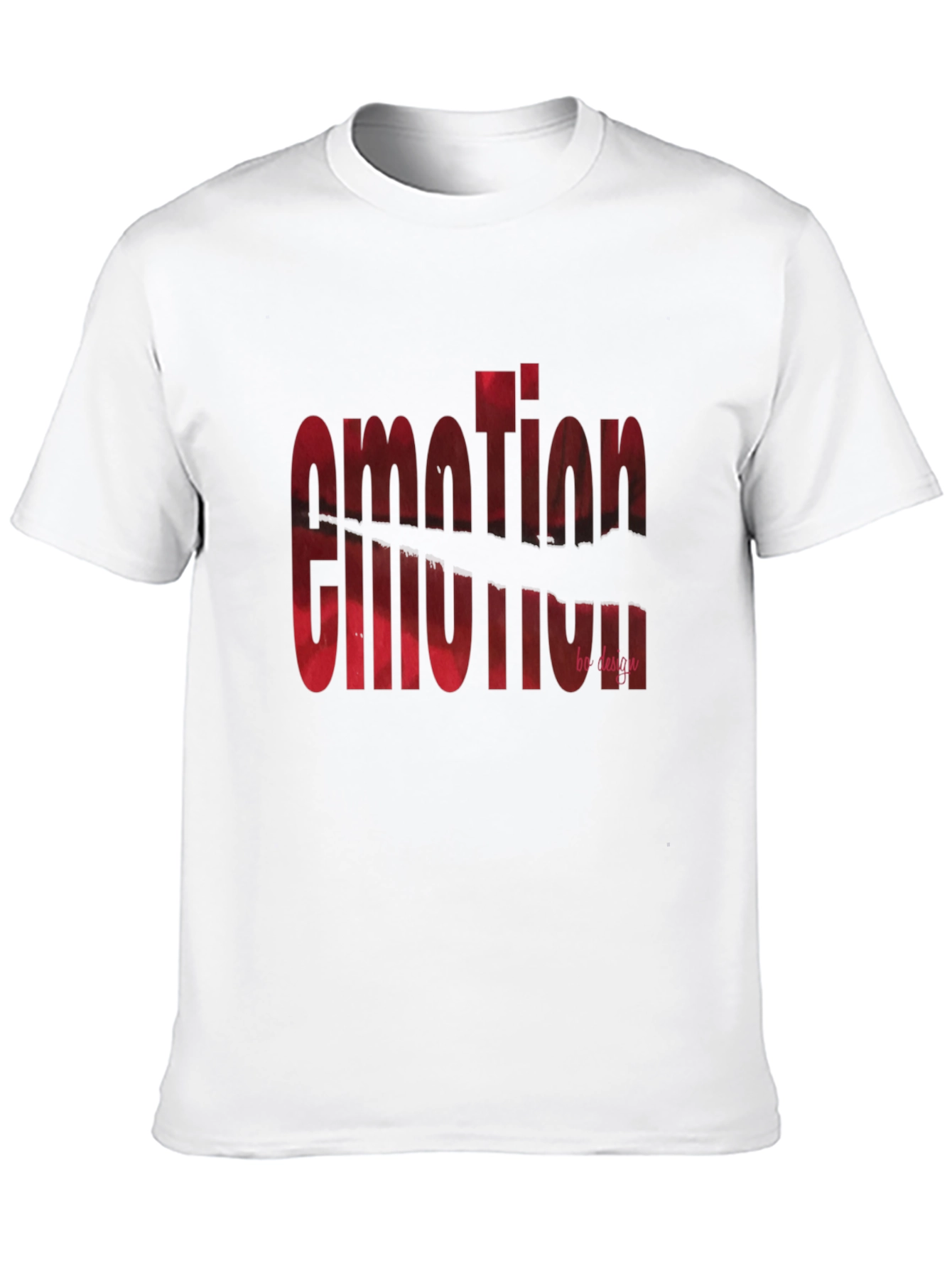 Emotion Motion Graphic Tee - Stylish Mens Black T-Shirt