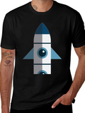 Rocket T-Shirt: Bold Space Adventure Style