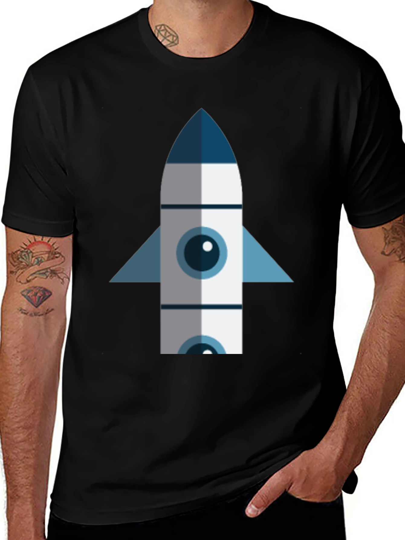 Rocket T-Shirt: Bold Space Adventure Style