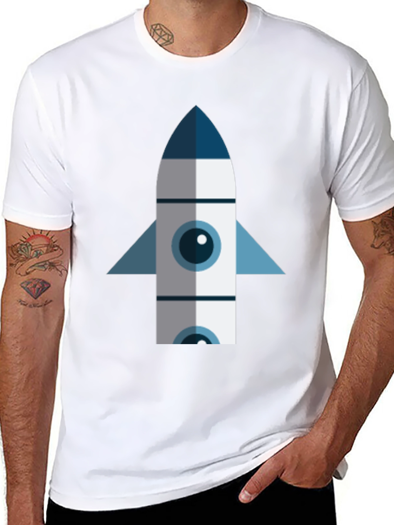 Rocket T-Shirt: Bold Space Adventure Style