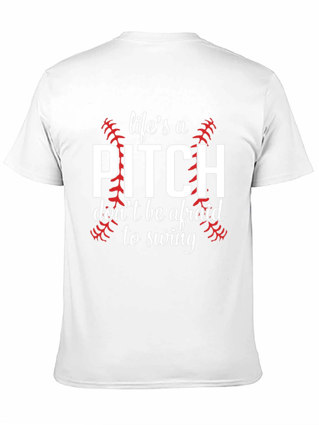 Lifes a Pitch Baseball Graphic Tee