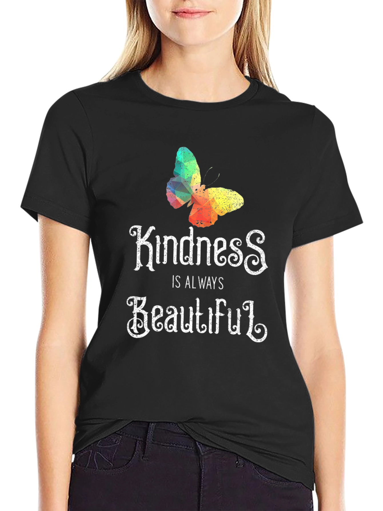 Kindness Butterfly T-Shirt - Always Beautiful