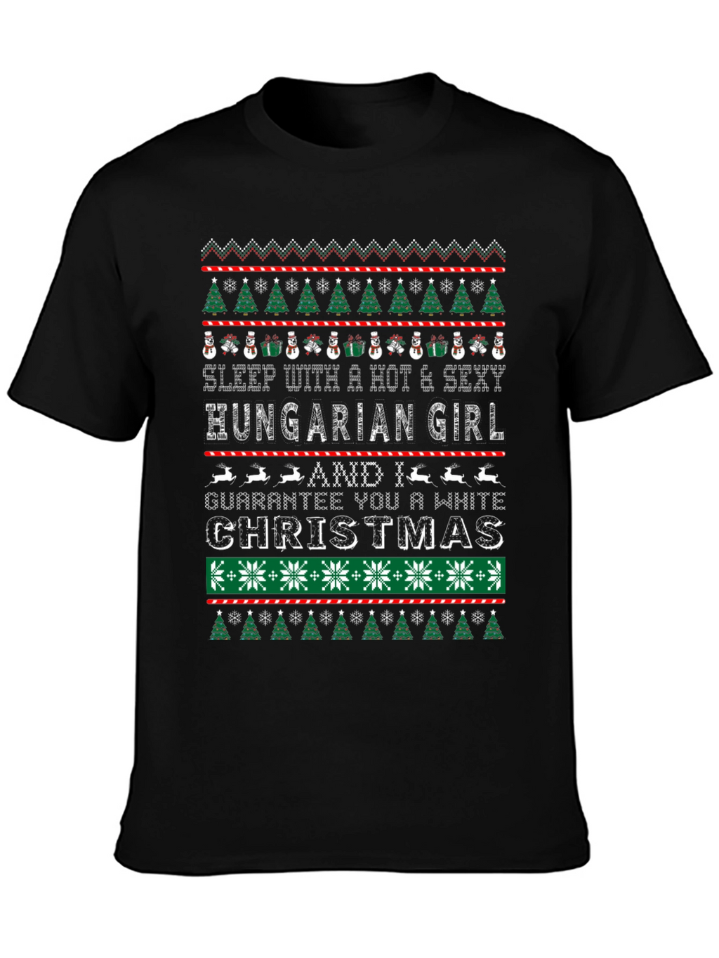 Funny Christmas Hungarian Girl T-Shirt