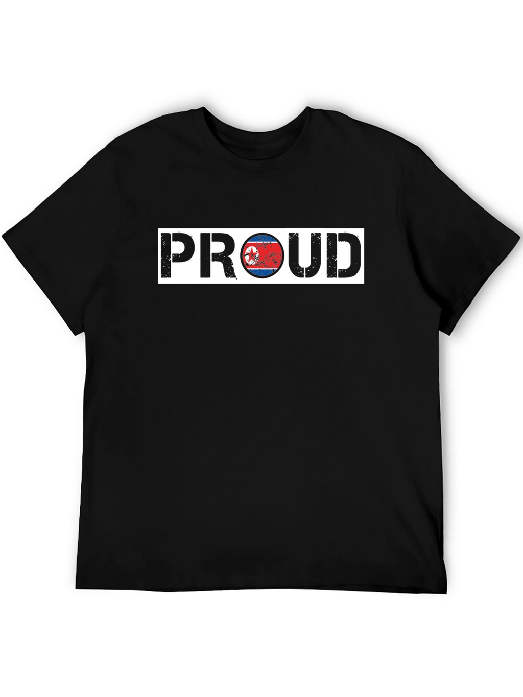 Proud North Korea Flag Graphic T-Shirt