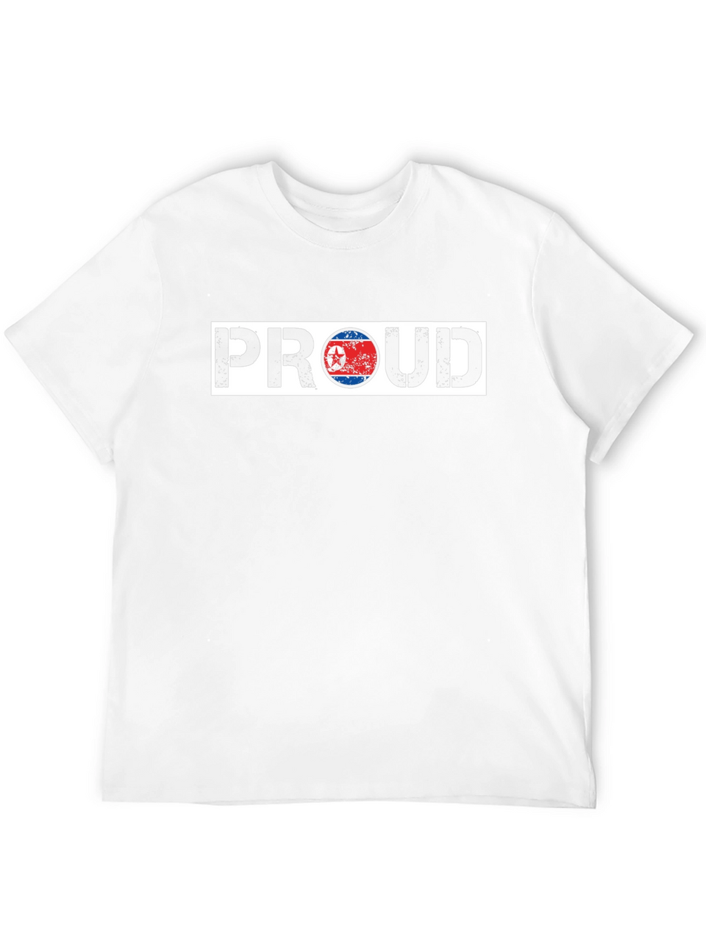 Proud North Korea Flag Graphic T-Shirt