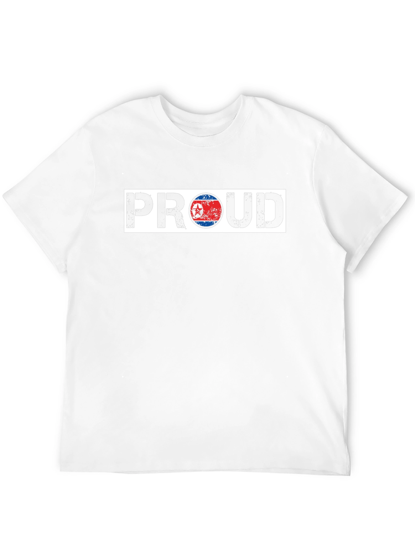 Proud North Korea Flag Graphic T-Shirt