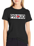 Proud North Korea Flag Graphic T-Shirt