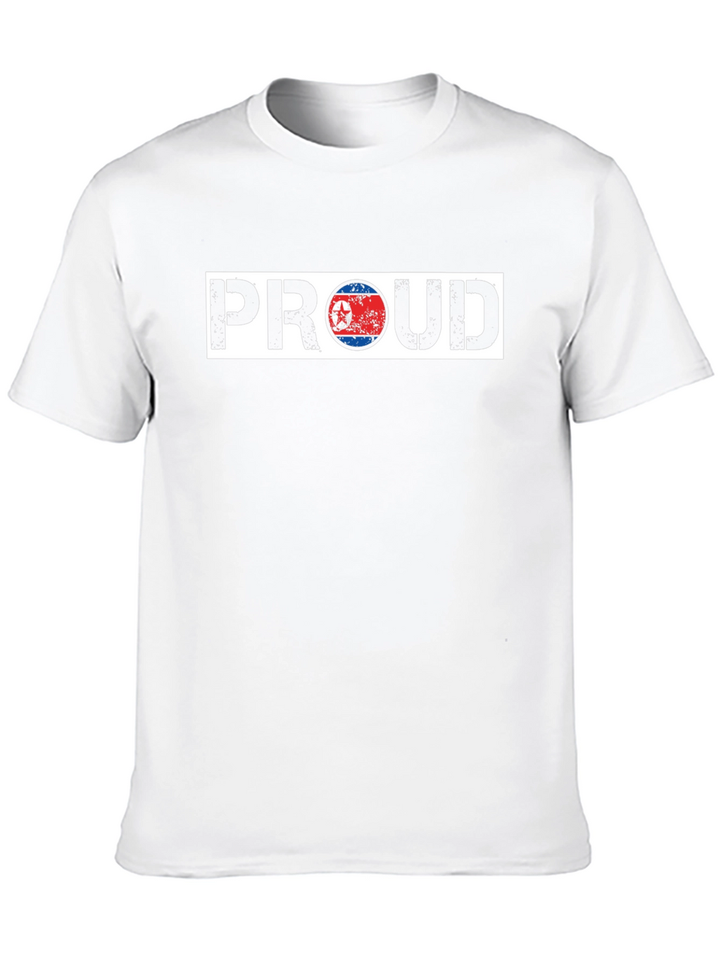 Proud North Korea Flag Graphic T-Shirt