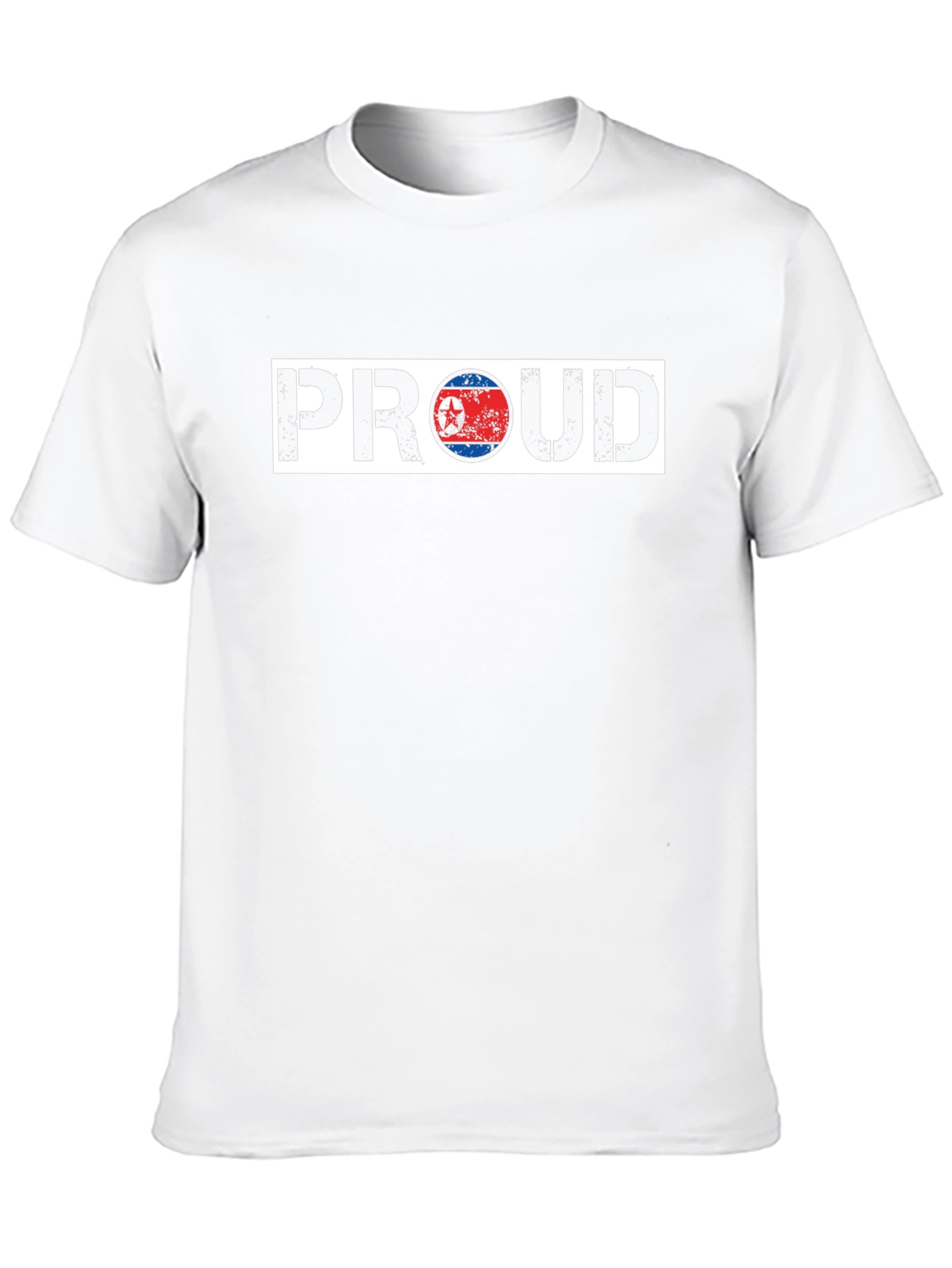 Proud North Korea Flag Graphic T-Shirt