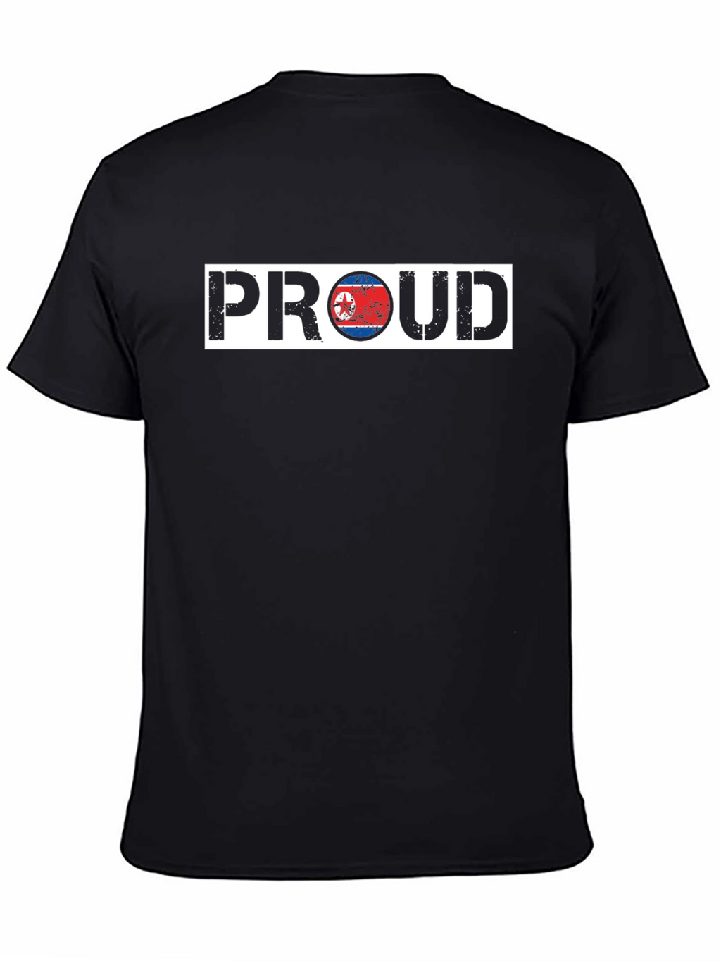 Proud North Korea Flag Graphic T-Shirt