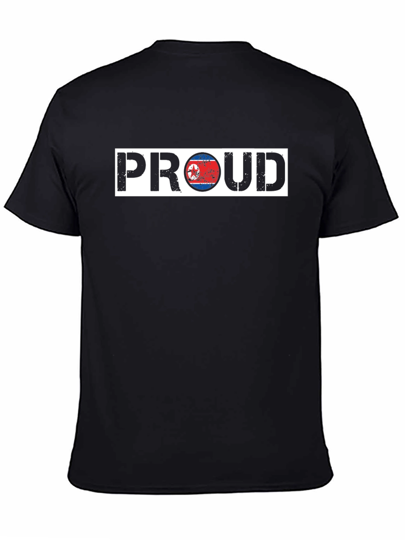 Proud North Korea Flag Graphic T-Shirt