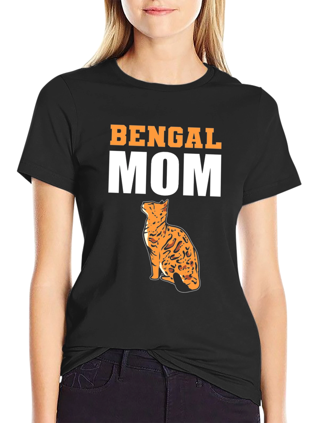 Bengal Mom Graphic T-Shirt