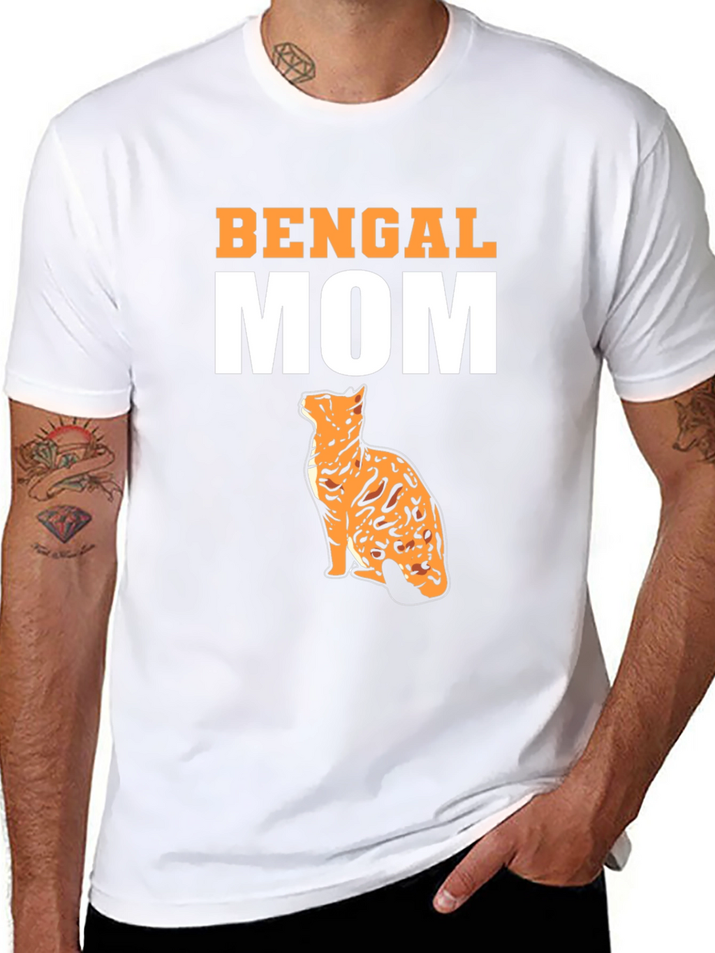 Bengal Mom Graphic T-Shirt