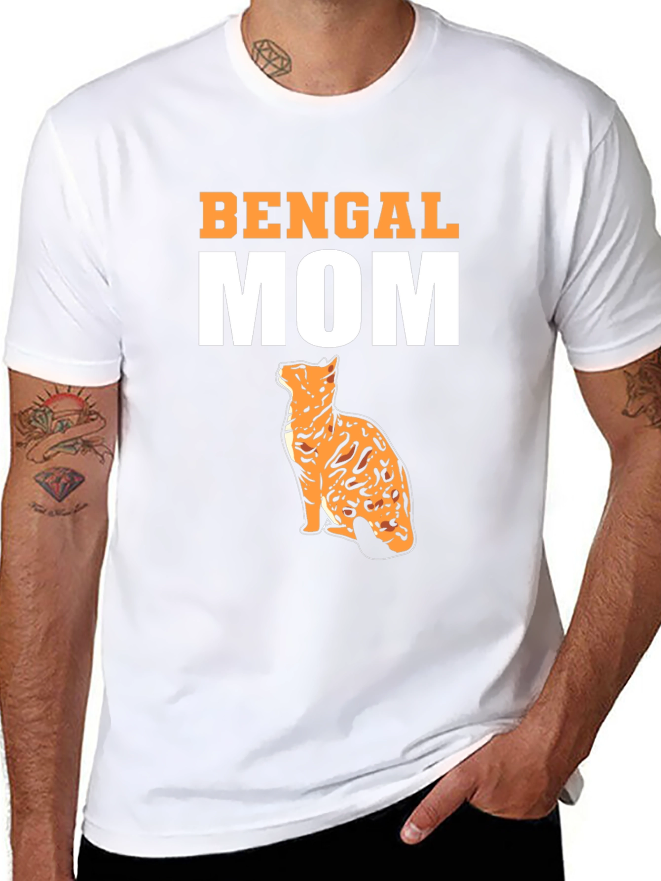 Bengal Mom Graphic T-Shirt