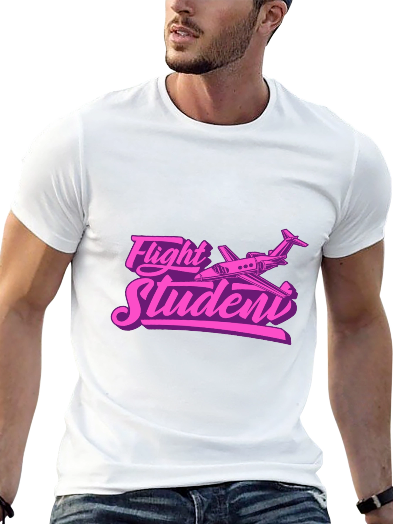 Flight Student Black T-Shirt