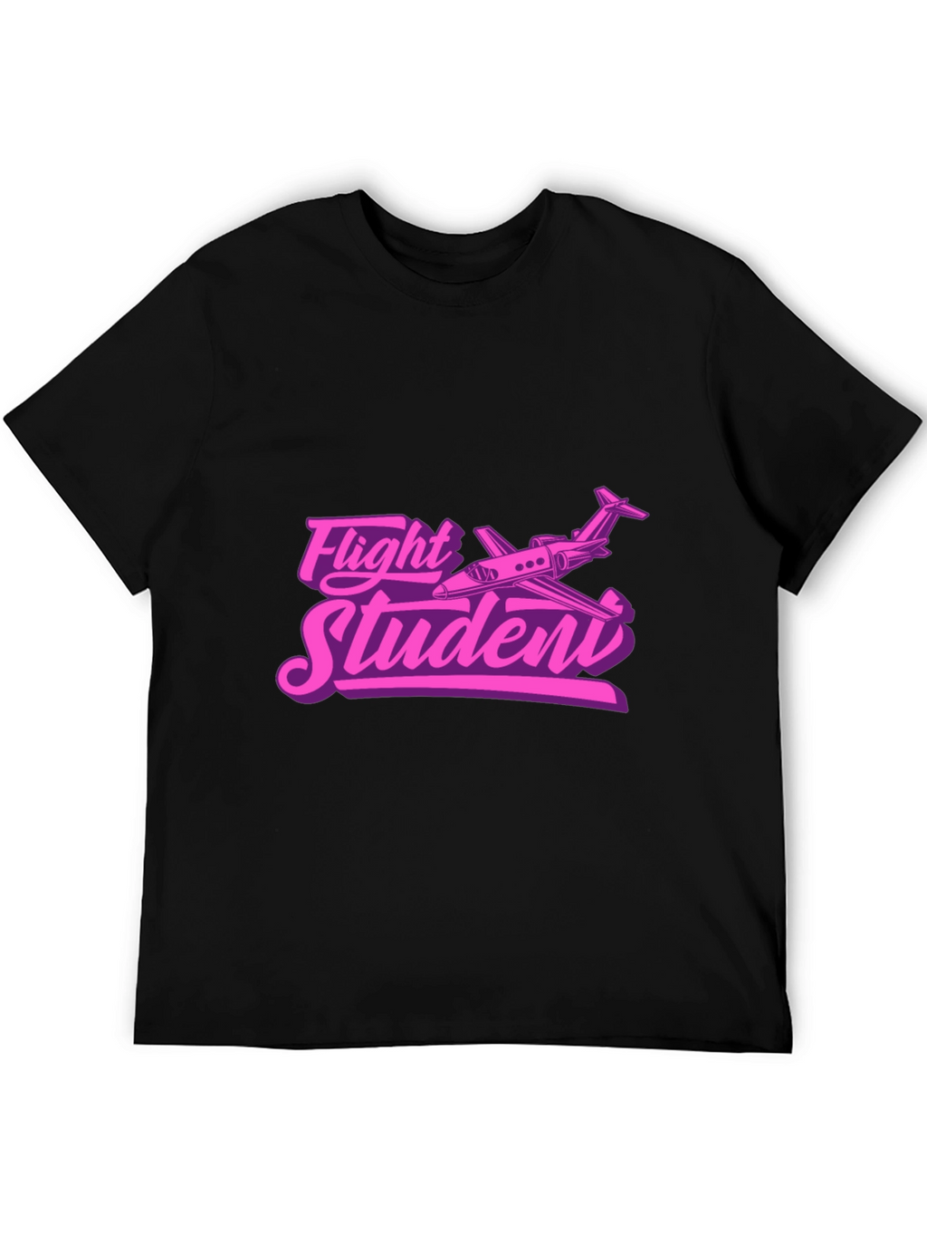 Flight Student Black T-Shirt