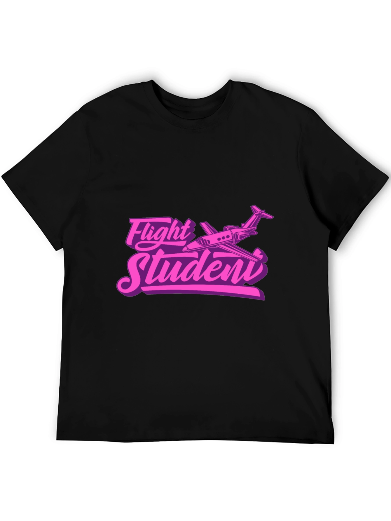 Flight Student Black T-Shirt