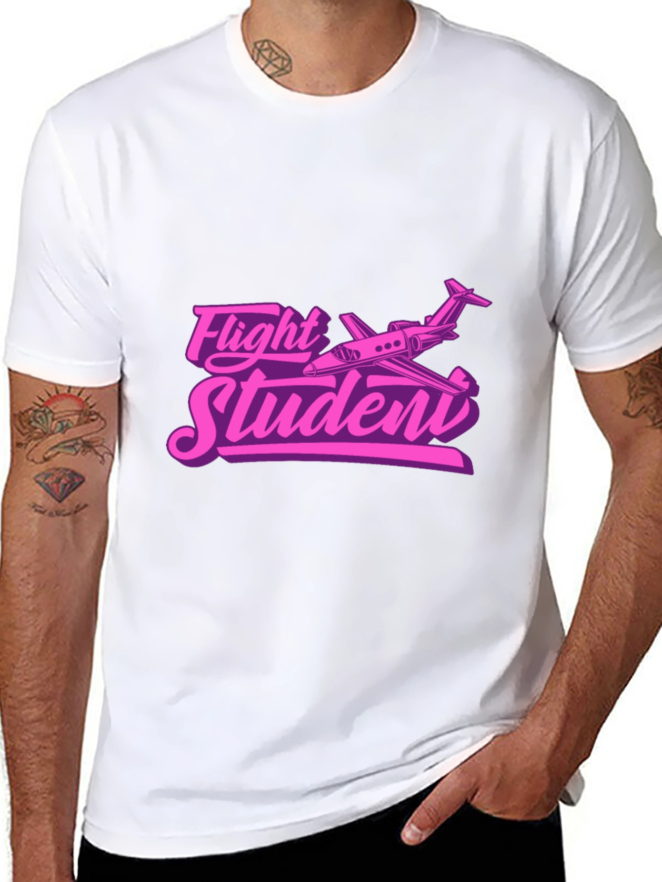 Flight Student Black T-Shirt
