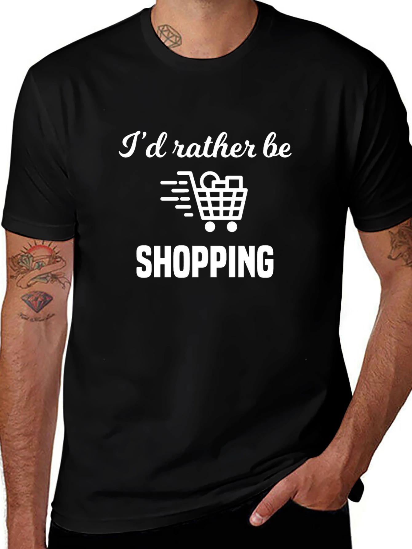 Id Rather Be Shopping T-Shirt