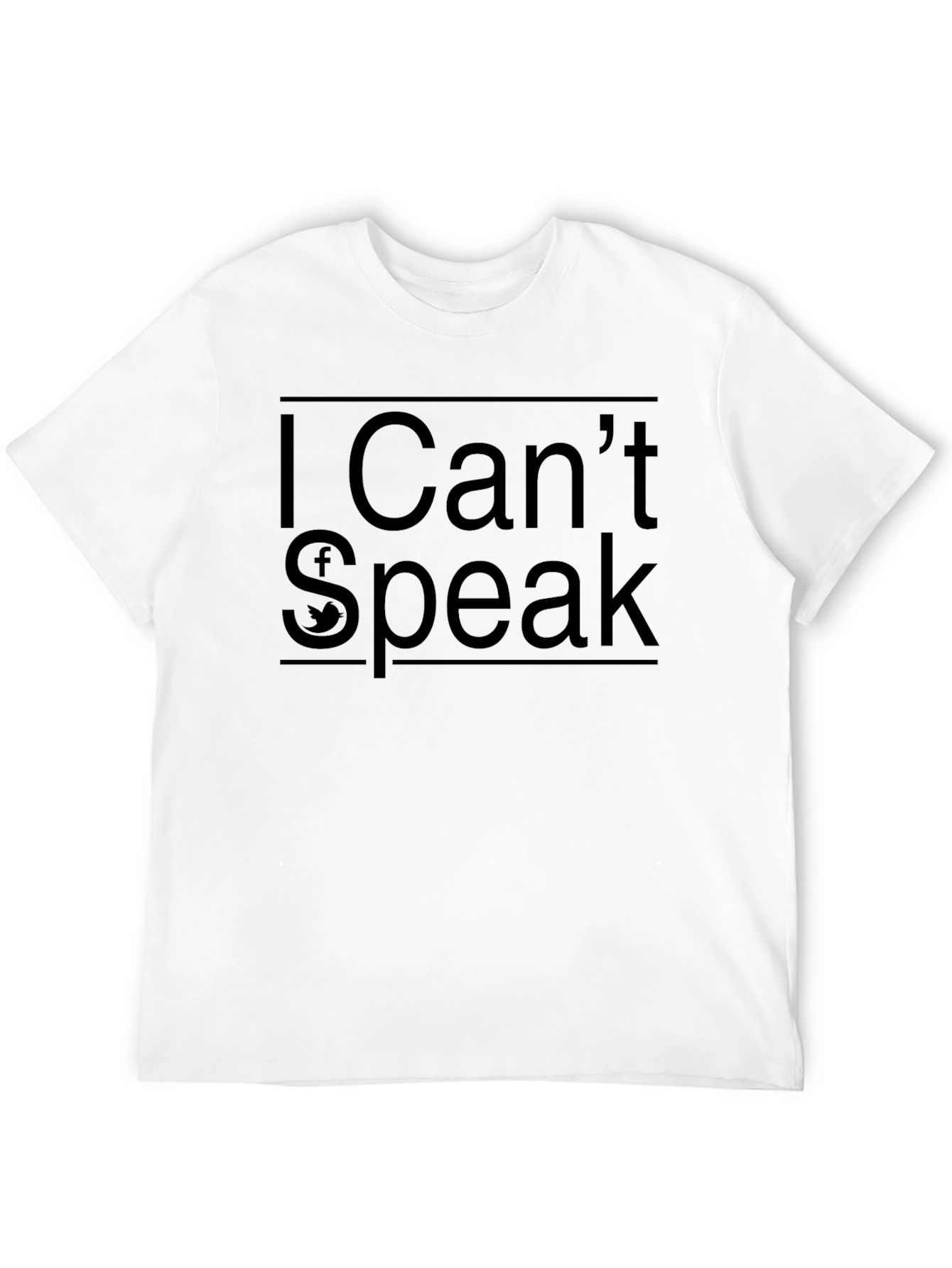 I Cant Speak Social Media T-Shirt