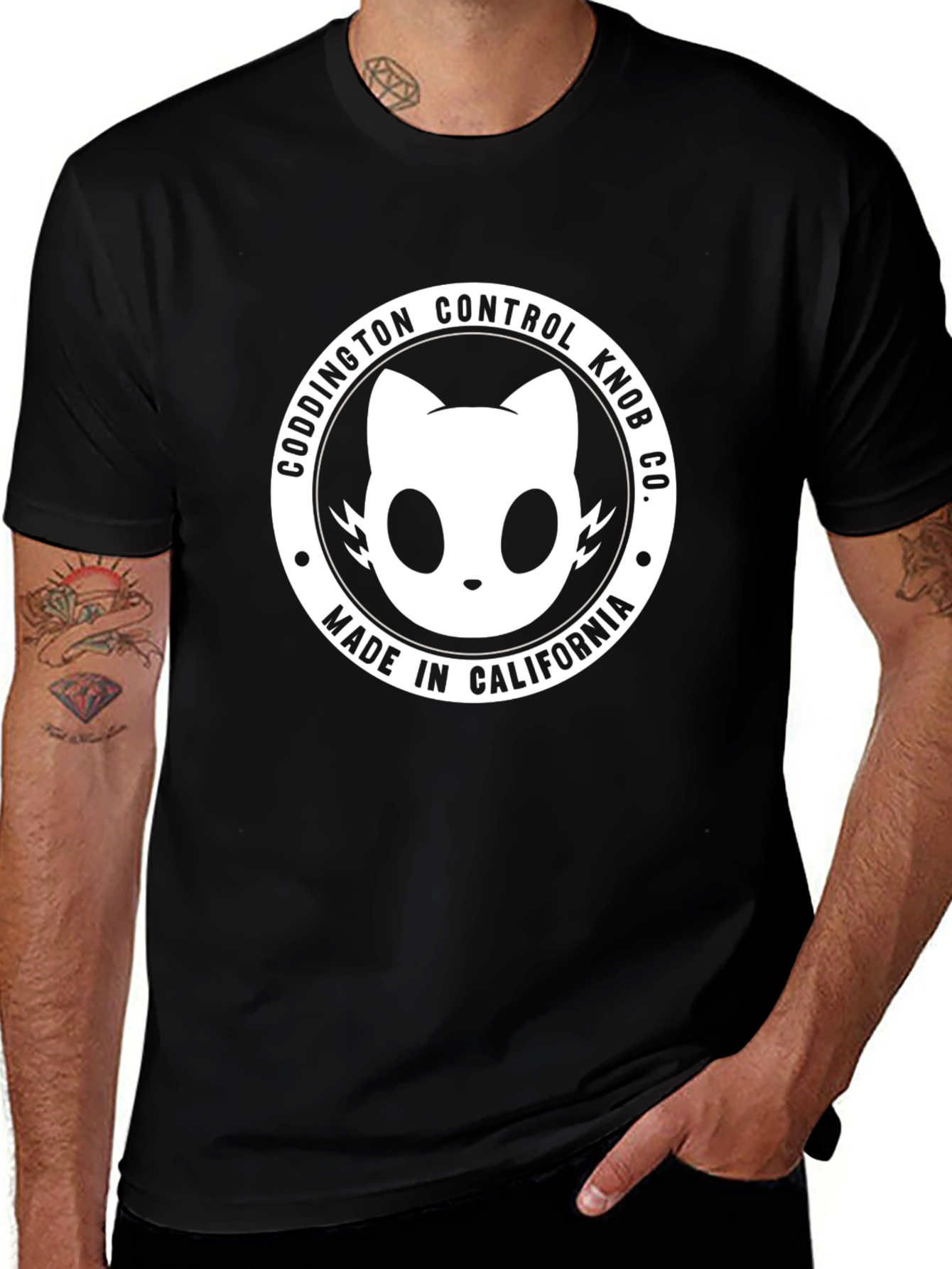 Coddington Control Knob Co. Cat T-Shirt