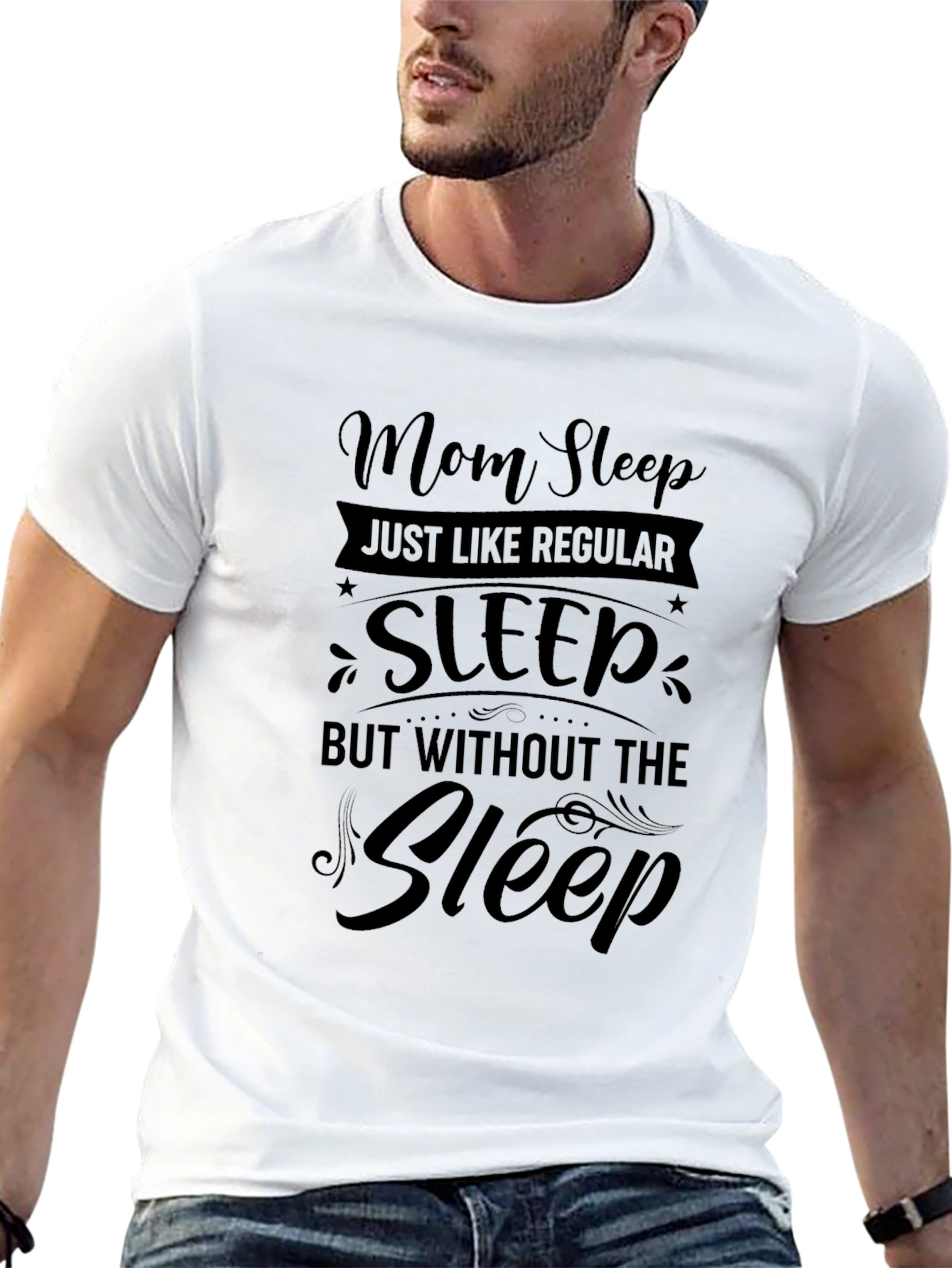 Mom Sleep Funny Graphic Tee