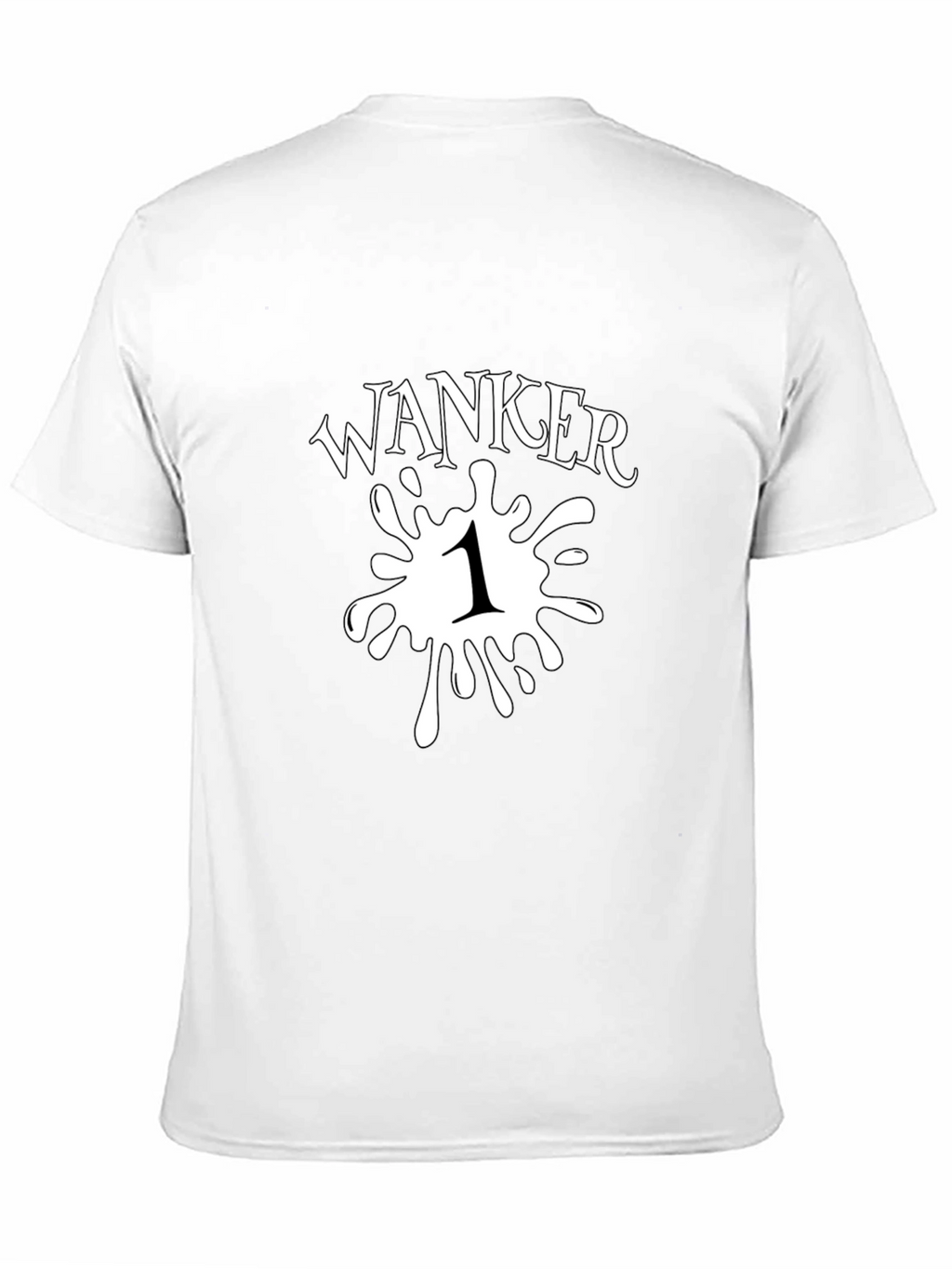 Wanker Number One Black T-Shirt