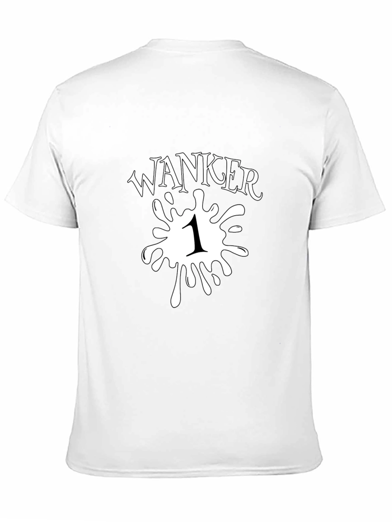 Wanker Number One Black T-Shirt