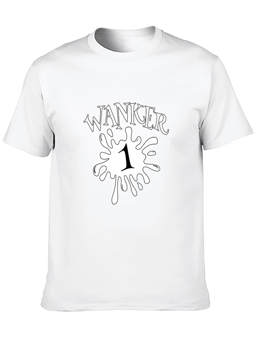 Wanker Number One Black T-Shirt