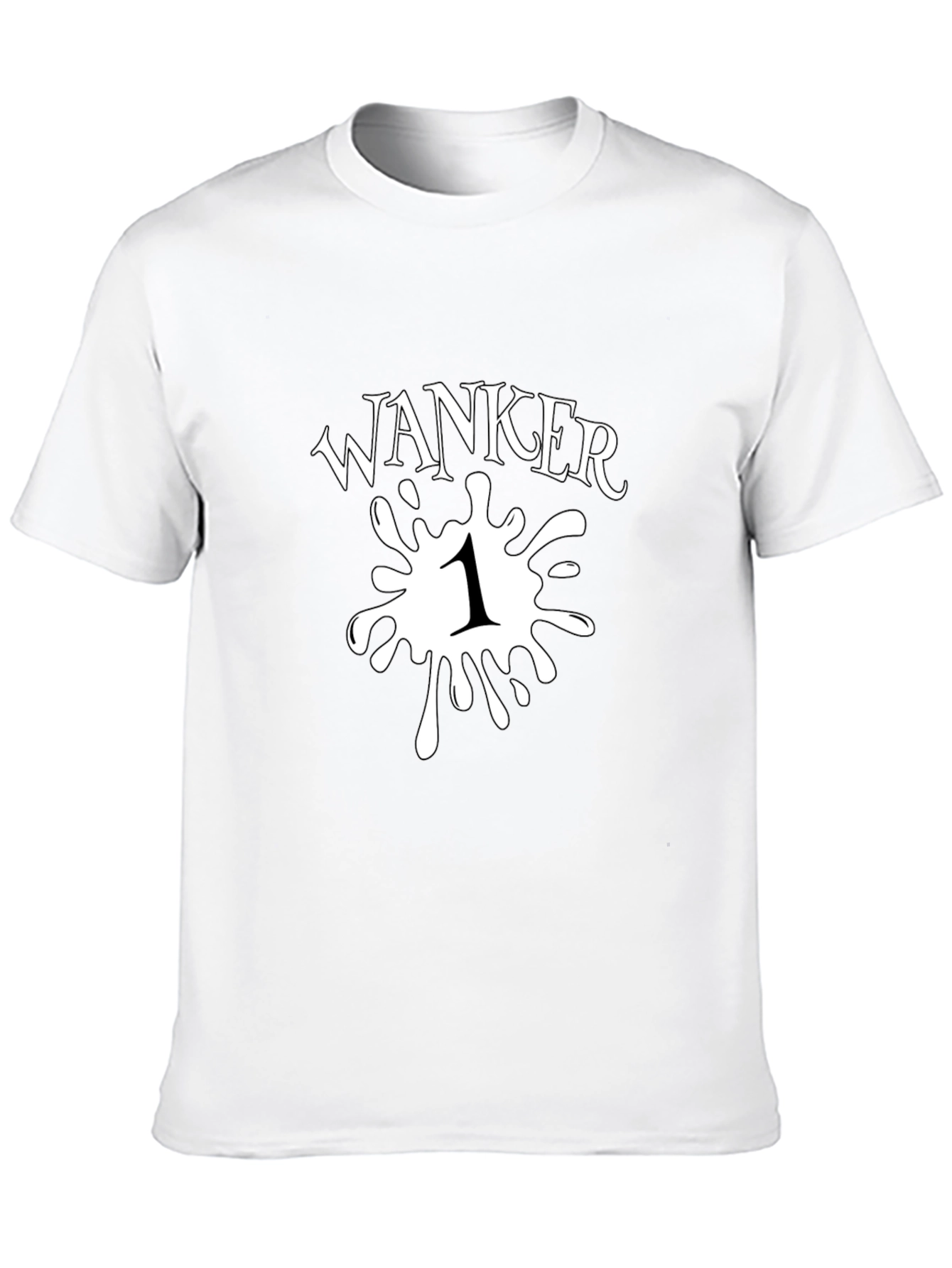Wanker Number One Black T-Shirt