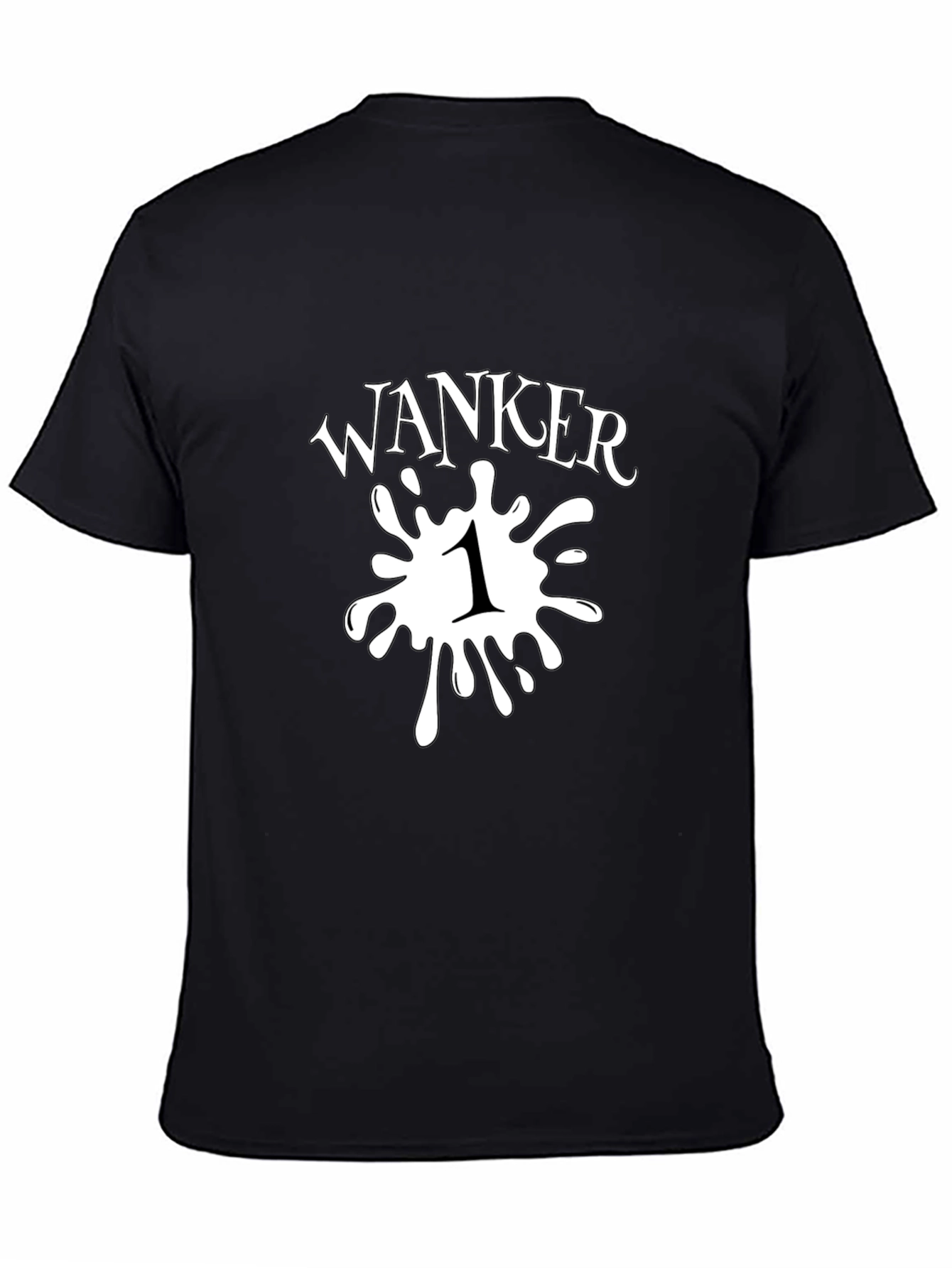 Wanker Number One Black T-Shirt