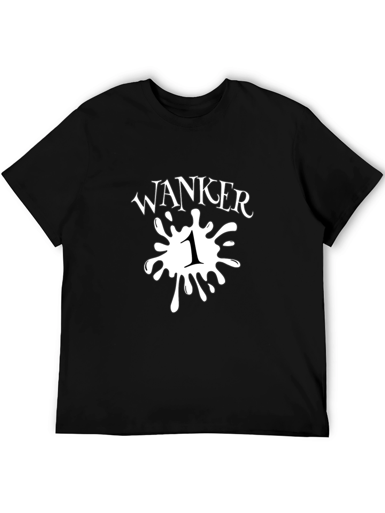Wanker Number One Black T-Shirt