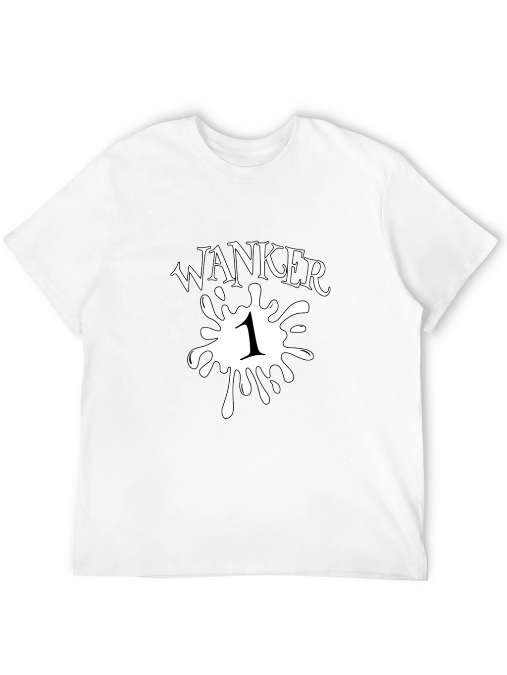 Wanker Number One Black T-Shirt