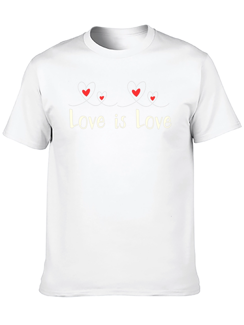 Love is Love T-Shirt - Heart Design