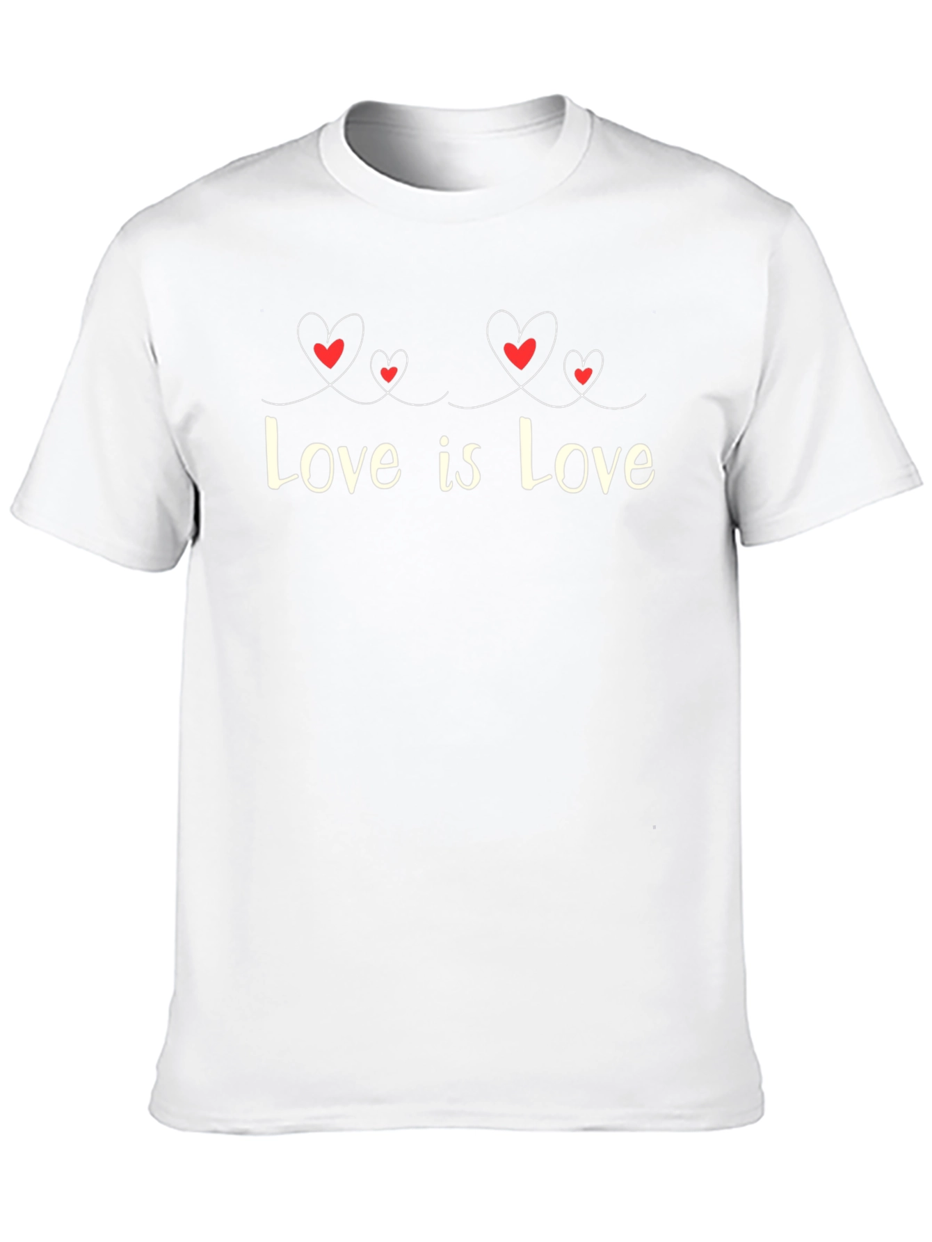 Love is Love T-Shirt - Heart Design