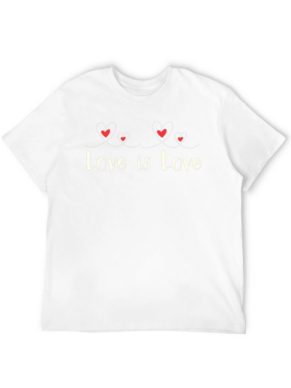 Love is Love T-Shirt - Heart Design