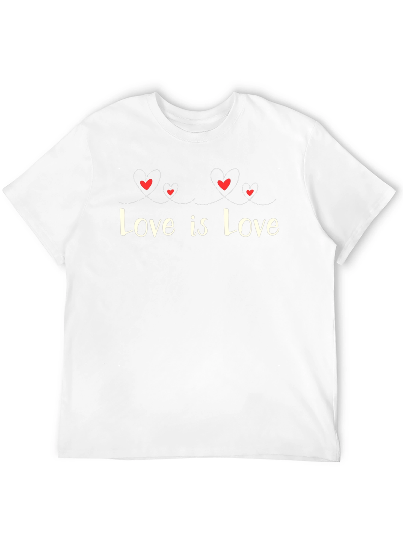 Love is Love T-Shirt - Heart Design