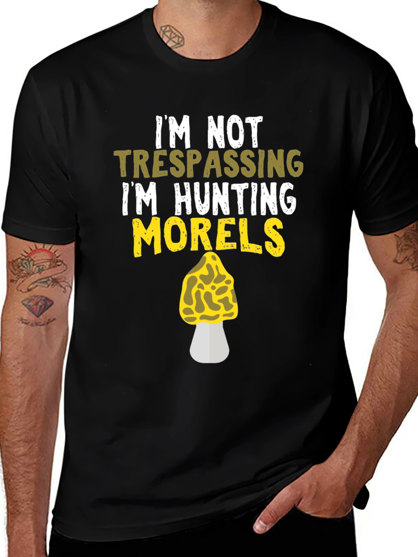 Morel Mushroom Hunting T-Shirt - Im Not Trespassing