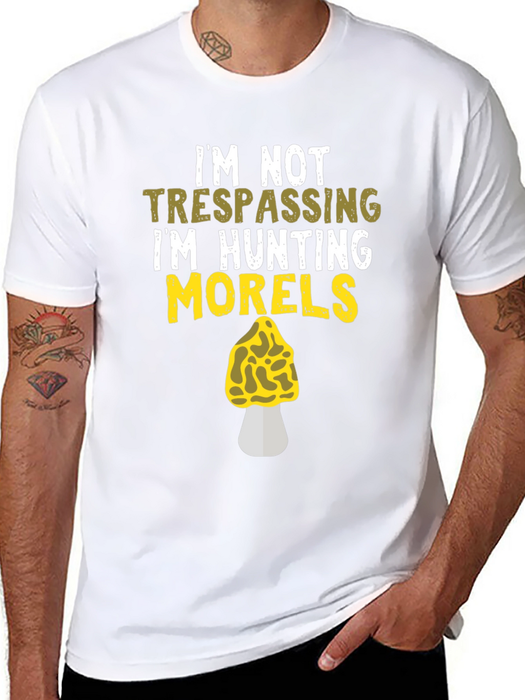Morel Mushroom Hunting T-Shirt - Im Not Trespassing