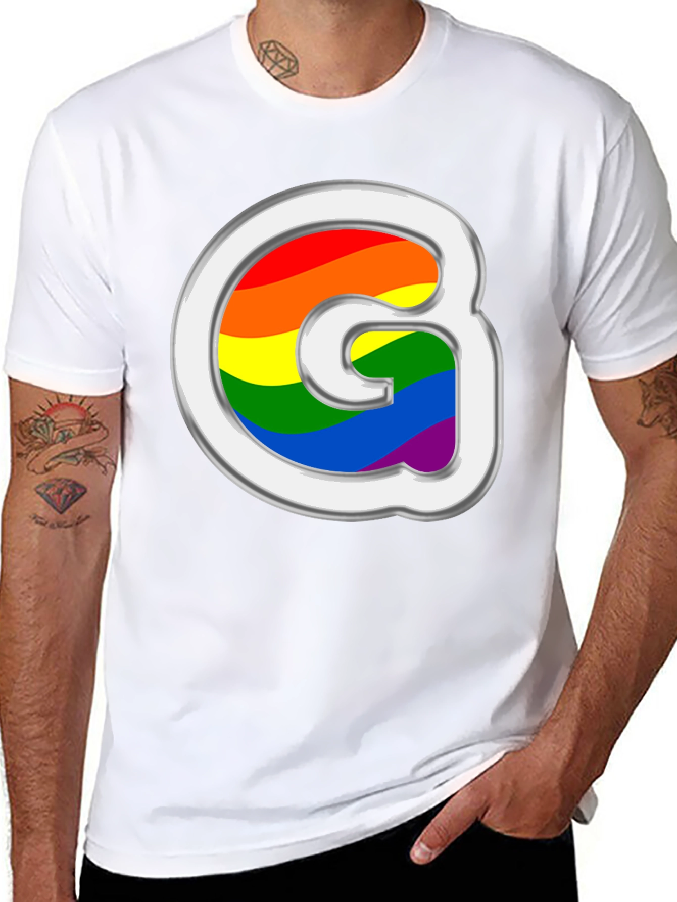 Rainbow G Graphic Tee - Pride Edition