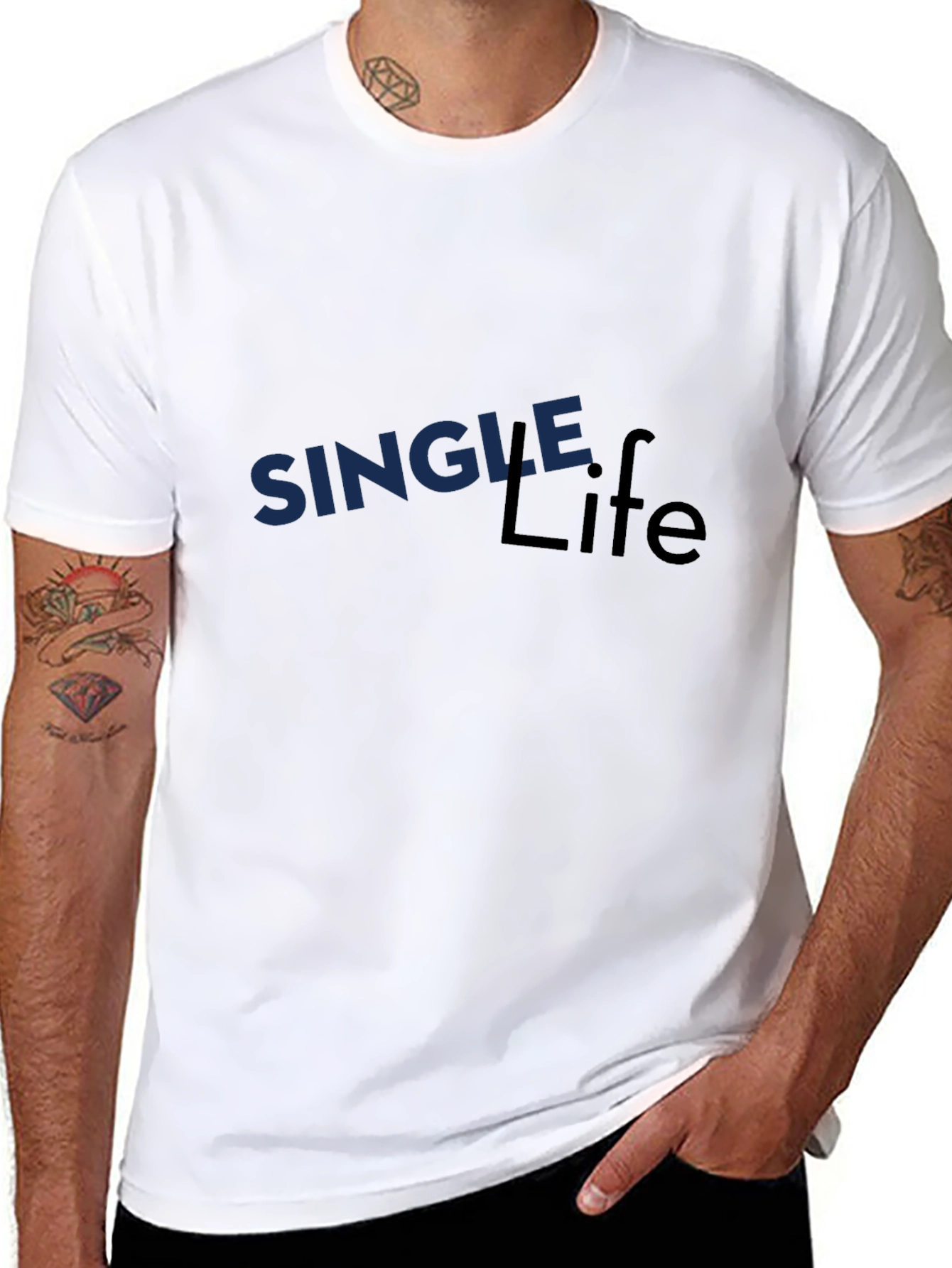 Single Life Graphic Tee - Casual Comfort