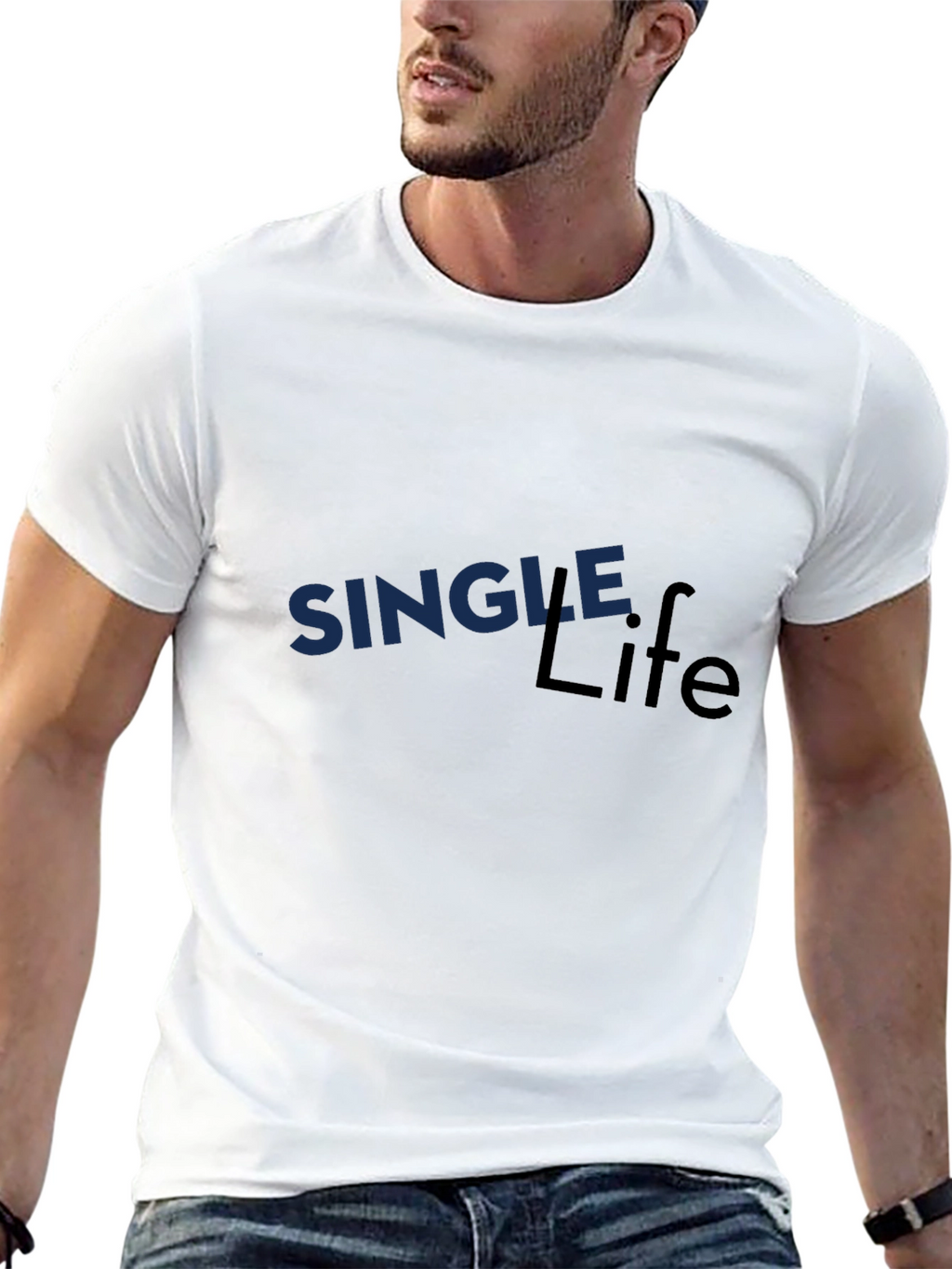 Single Life Graphic Tee - Casual Comfort