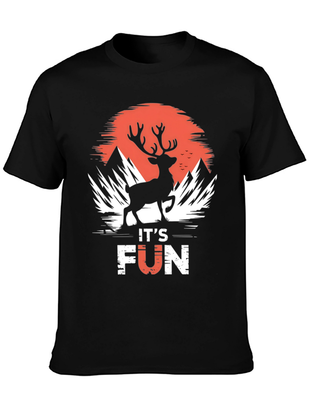Its Fun Deer Silhouette T-Shirt