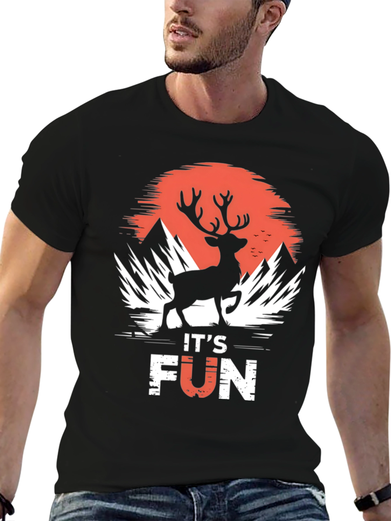 Its Fun Deer Silhouette T-Shirt