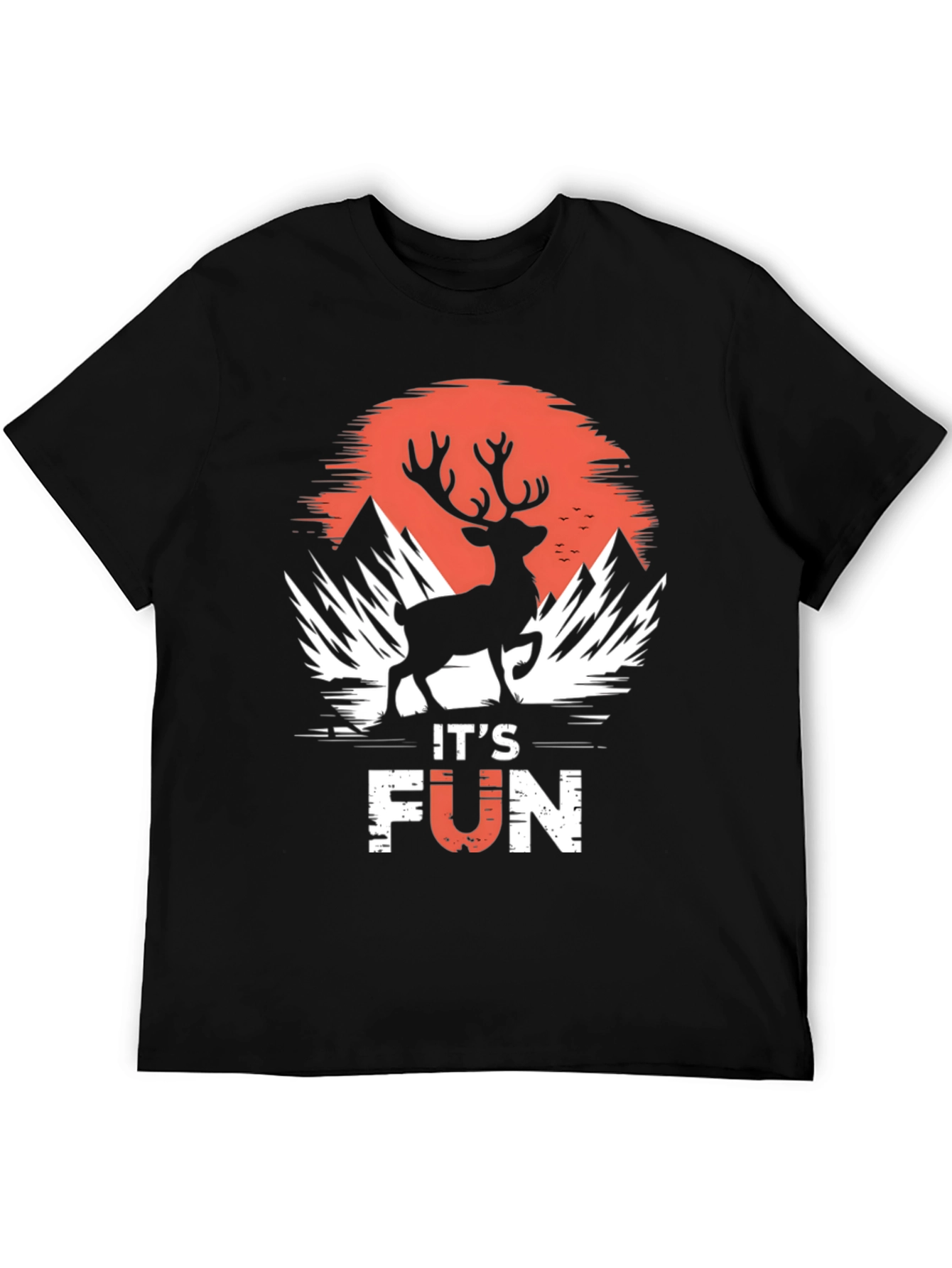 Its Fun Deer Silhouette T-Shirt