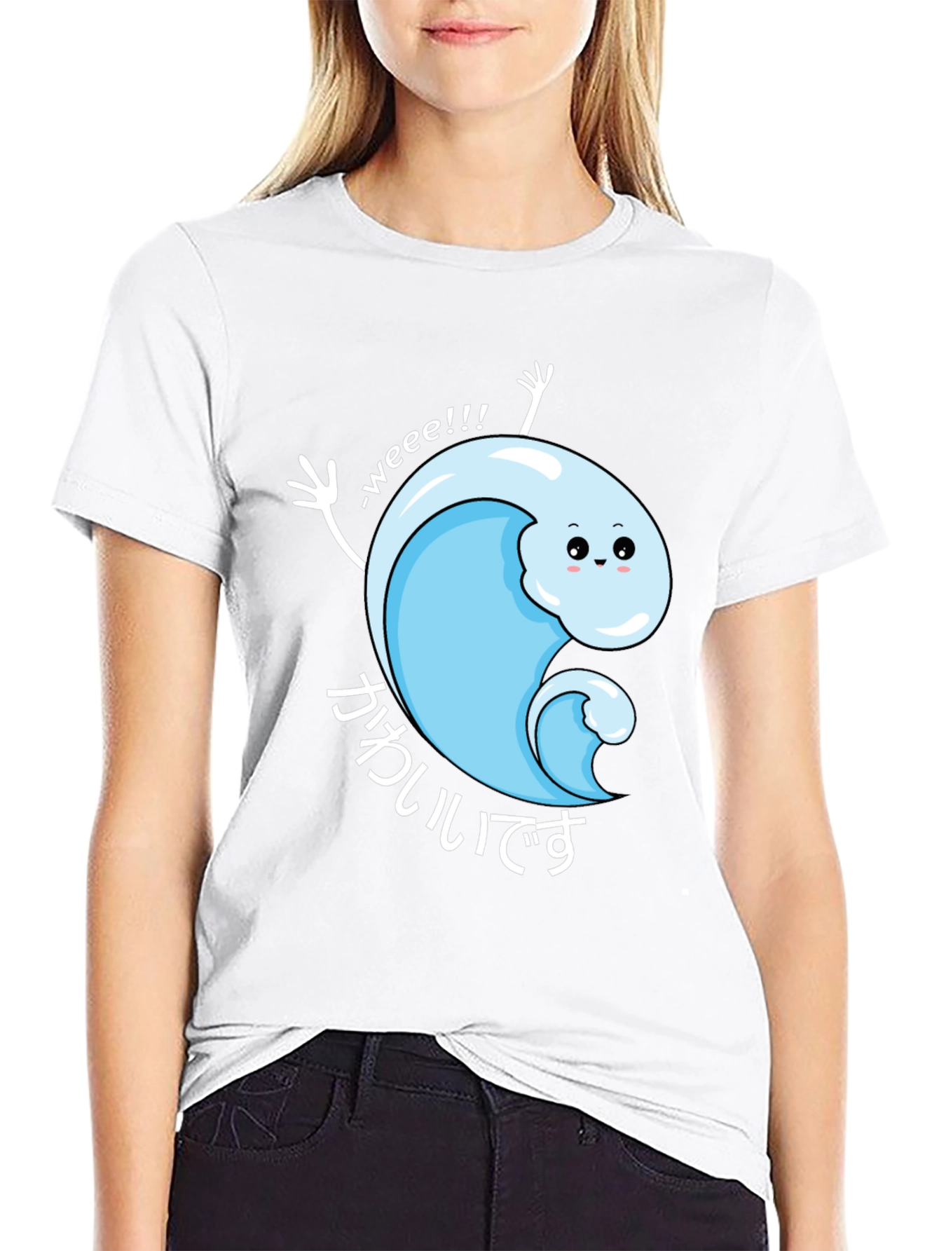 Cute Kawaii Wave T-Shirt