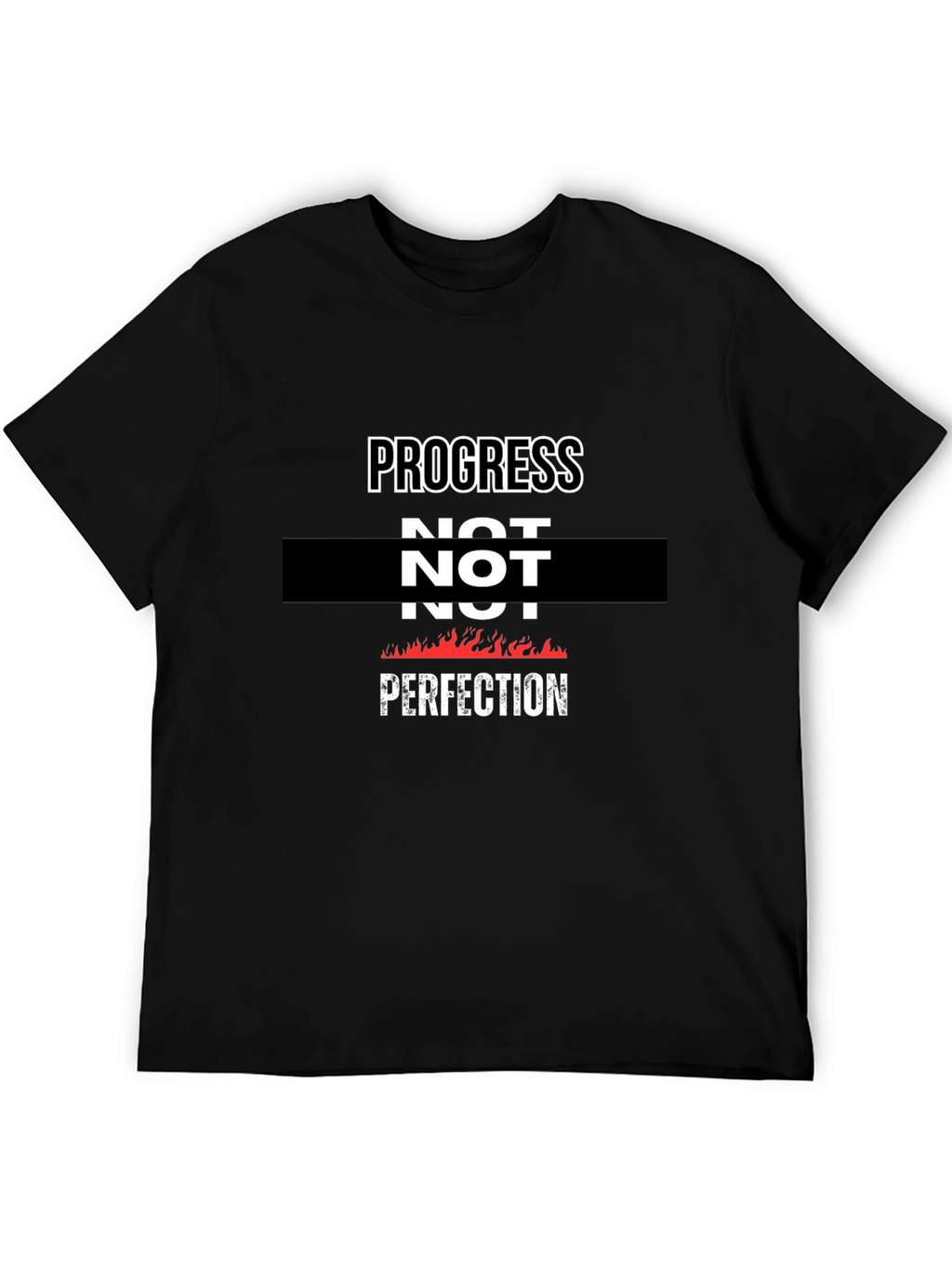Progress Not Perfection Graphic T-Shirt